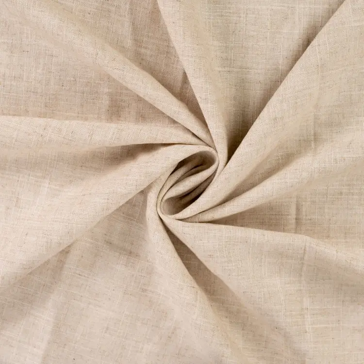 Preisknaller Rayon-Leinen-Mix uni, natur