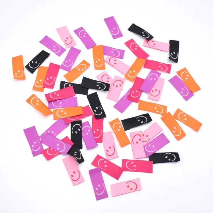 Webetikett-Set Smiley XL, 58 Stück Schnäppchen