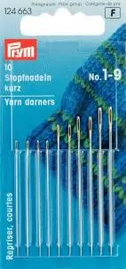 Knallerangebot Stopfnadeln kurz ST 1-9 silberfarbig