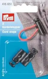 Prym 2 Kordelstopper 2-Loch schwarz Bestpreis