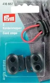 Preis Gesenkt Prym 2 Kordelstopper 2-Loch schwarz