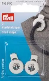 Prym 2 Kordelstopper ZDG rund silberfarbig Top-Seller