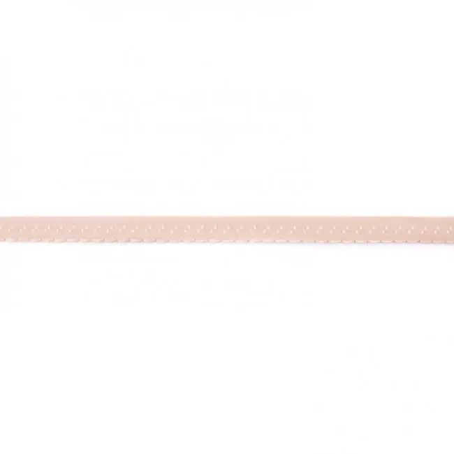 Gummiband Elastic Abschlussspitze Schrägband apricot Breite: 1,2cm Must-Have