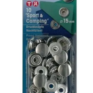 Solange Der Vorrat Reicht Prym Druckknöpfe Sport & Camping Nachfüllset Ø15mm 10 Stück