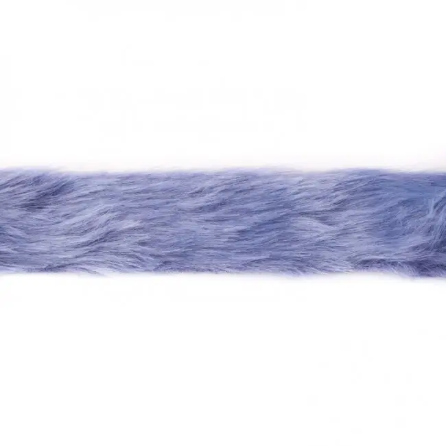 Fellband Band jeansblau Breite: 4cm Expressversand
