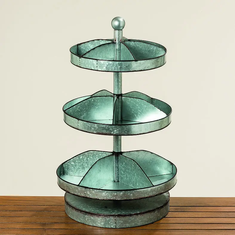 Wochenendangebot Etagere KENDAL Eisen 3stöckig H: 74cm
