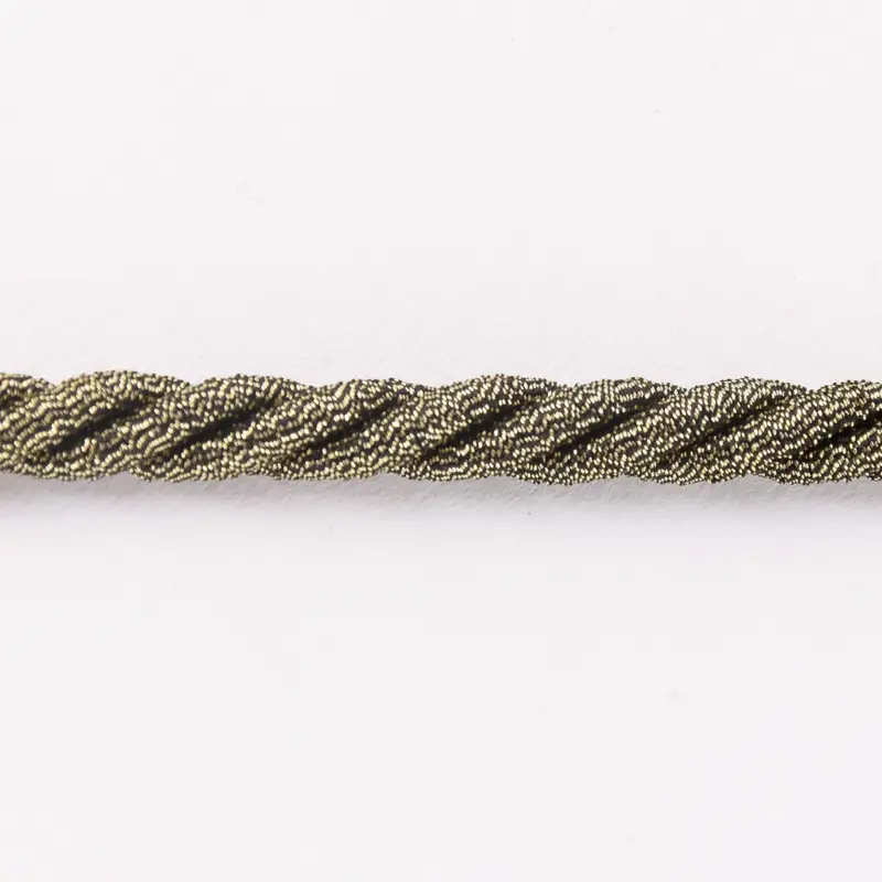 Neu Kordel Zierband messing Glitzer Breite: 0,6cm