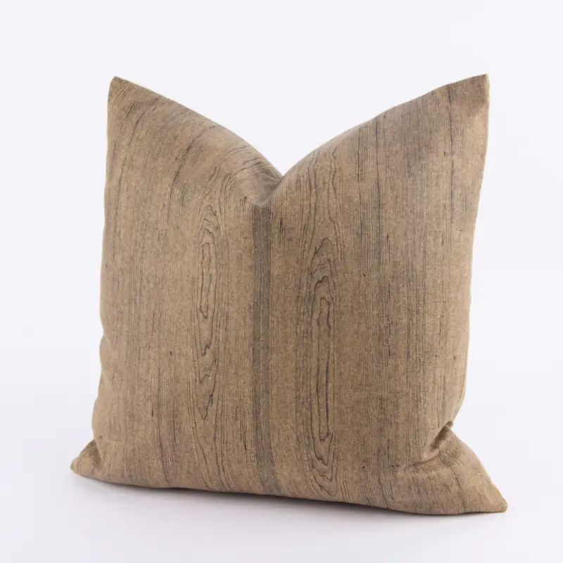 Wochenendangebot Kissenhülle Wood Filzstoff ocker 50x50cm