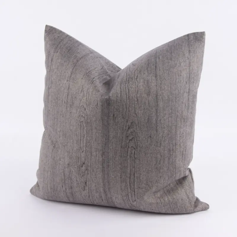 Kracherpreis Kissenhülle Wood Filzstoff grau 50x50cm