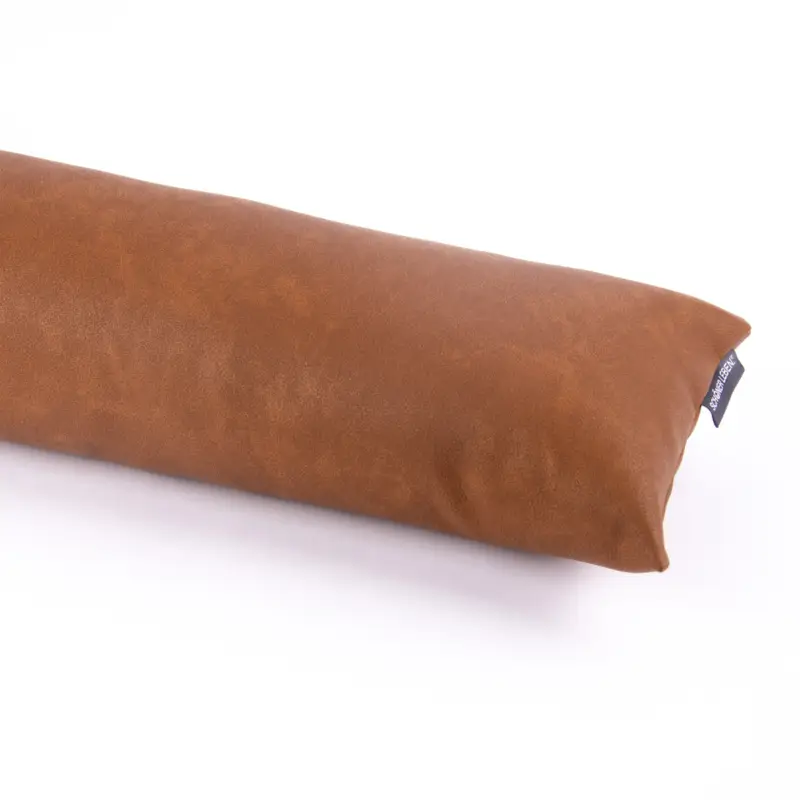 SCHÖNER LEBEN. Zugluftstopper Fenster Kunstleder in toller Uni-Camel-Optik Online Kaufen