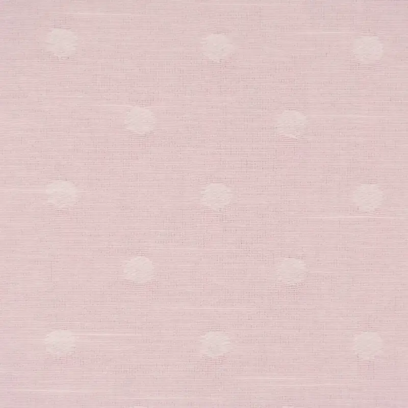 Rasch Textil Dekostoff Baumwollstoff Leinenoptik Bambino Fun Punkte rosa 1,40m Breite Günstig
