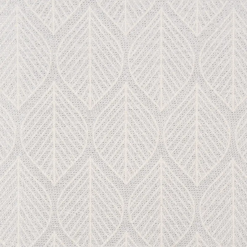Versand Am Gleichen Tag Dekostoff Jacquard Doubleface Premium Metallic Leaf Retro Scandi Blätter silber beige 1,4m Breite
