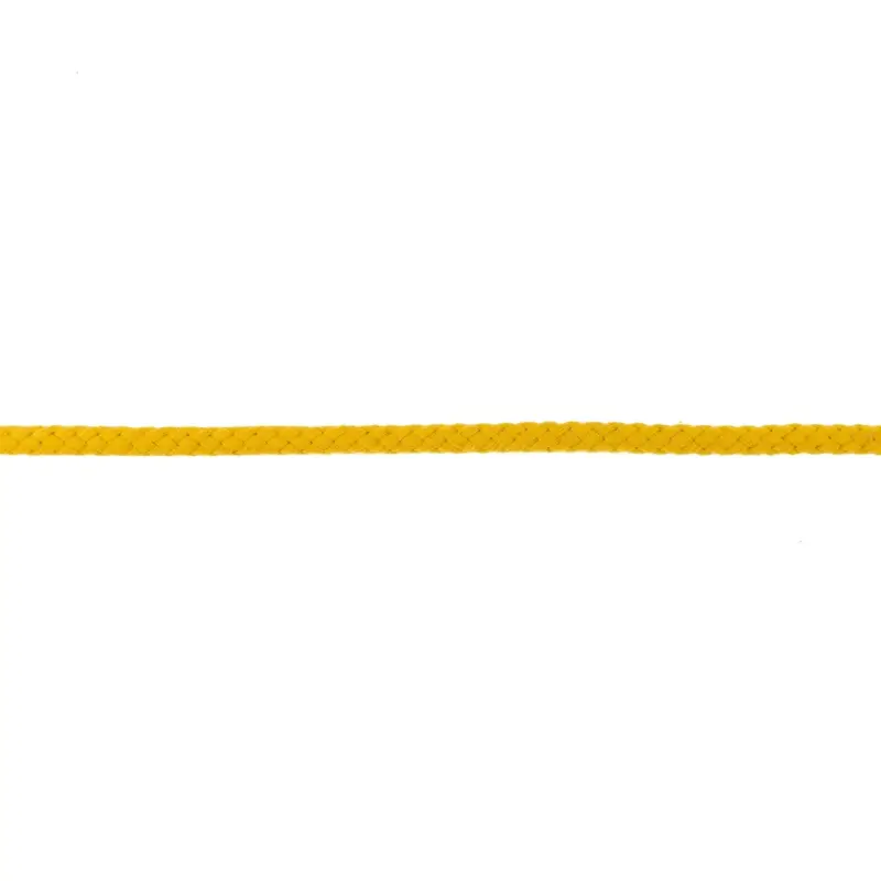 Baumwoll Kordel Zierband ocker Breite: 8mm Günstig