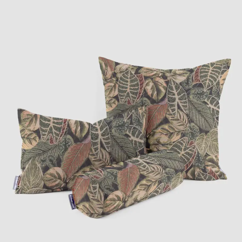 Sichere Zahlung SCHÖNER LEBEN. Kissenhülle Premium Houseplant Jungle Blätter grün schwarz verschiedene Größen