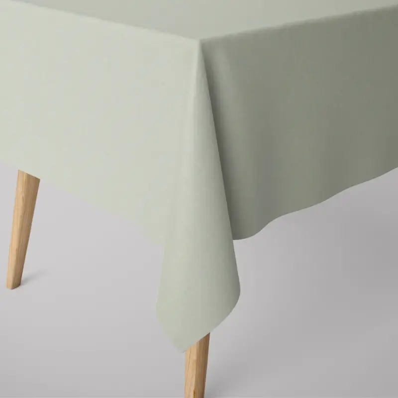 SCHÖNER LEBEN. Tischdecke Leinenlook uni pastell mint verschiedene Größen Letzte Chance