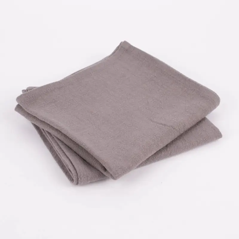 Preisreduziert SCHÖNER LEBEN. Geschirrtuch 2er Set Bio Ramie Leinenoptik einfarbig grau 40x70cm