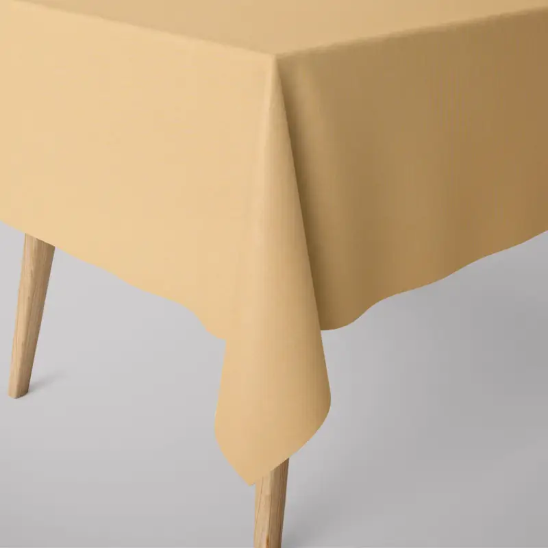SCHÖNER LEBEN. Tischdecke Leinenlook uni pastell gelb verschiedene Größen Nur Für Kurze Zeit