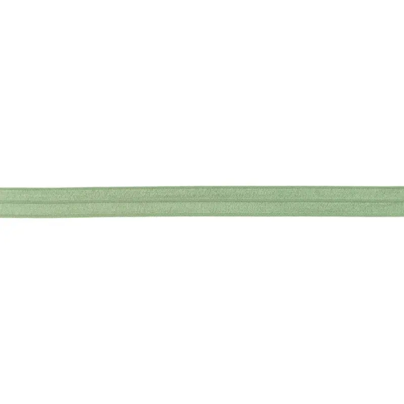 Schrägband Gummi elastisch altgrün 1,5cm Abverkauf
