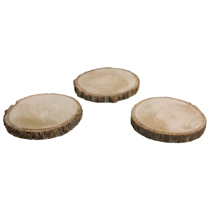 Sichere Zahlung Rayher Holzscheiben natur 3 Stück 10-12cm