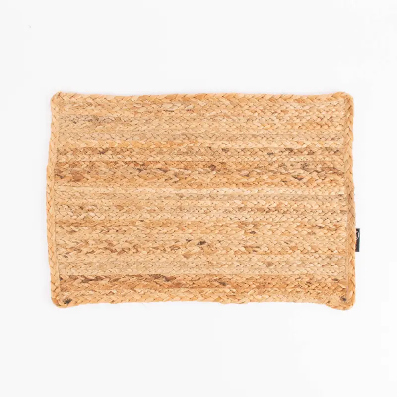 Platzset geflochten aus Jute natur 45x30cm Online Kaufen