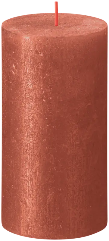 Heißes Angebot Bolsius Stumpenkerze Shimmer Rustik amber 7x13cm