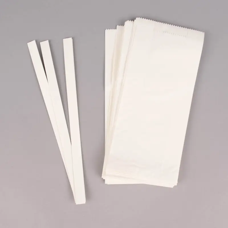 Rico Design Sterne Papiertüten Set einfarbig weiß 24 Tüten Geprüft