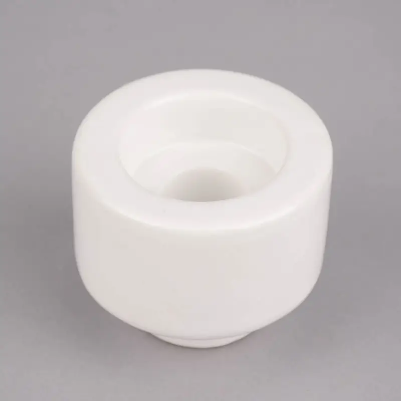 Rico Design Kerzenhalter für Stabkerzen und Teelichter Porzellan glänzend weiß 6x7,5cm Meistverkauft