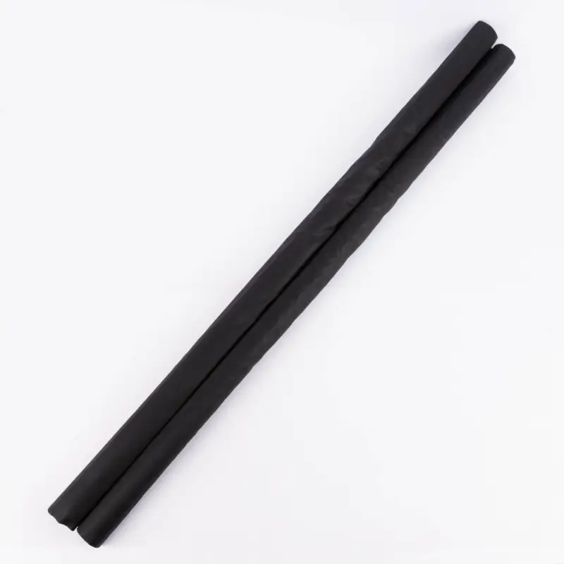 Zugluftstopper für Türen mit Doppeldichtung Kunststoffschwarz grau 96x14,5x4cm Online Kaufen