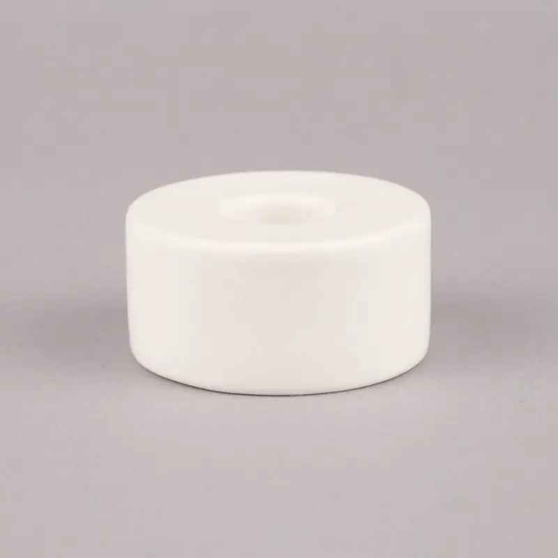 Rico Design Kerzenhalter für Stabkerzen Keramik matt weiß 3x6cm Bestseller