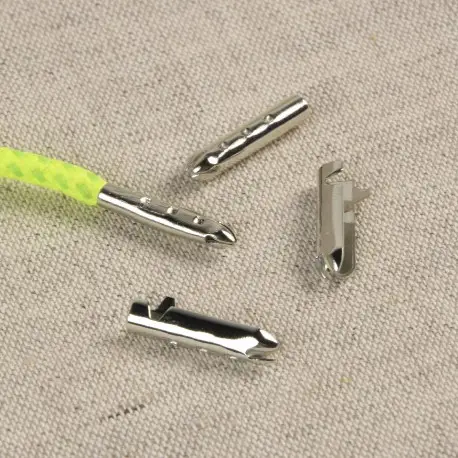 Top-Angebot Kordelklammern Bandklammern Metall silber 10 Stück