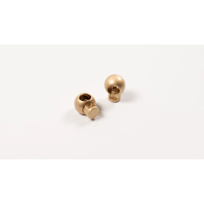 Kordelstopper Metall Kugeln rose gold 2 Stück Meistverkauft