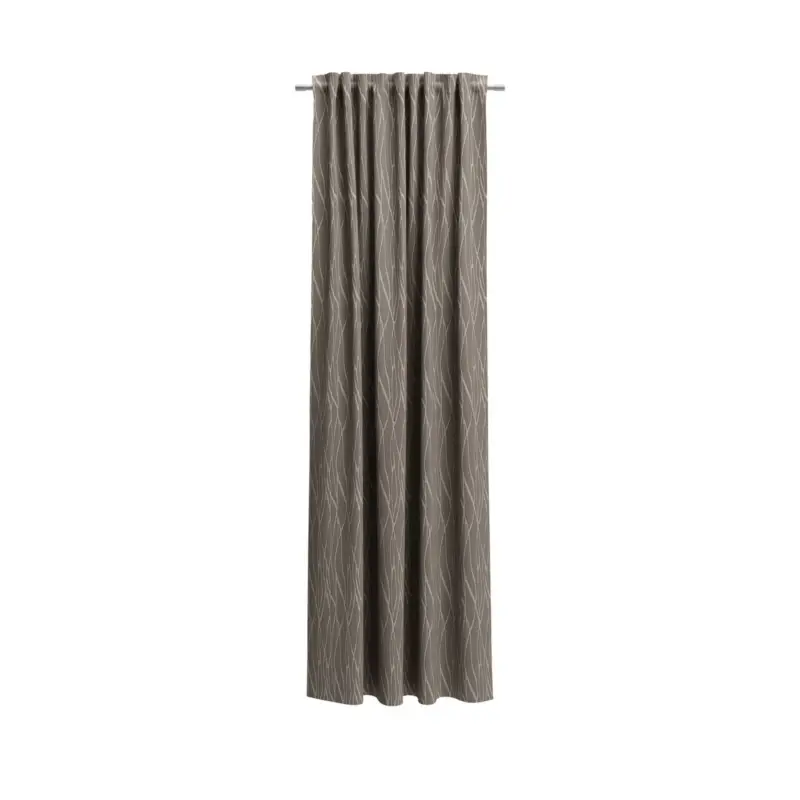 Günstig Vorhang Serenade verdeckte Schlaufen Satin braun 137x245cm (BxH)