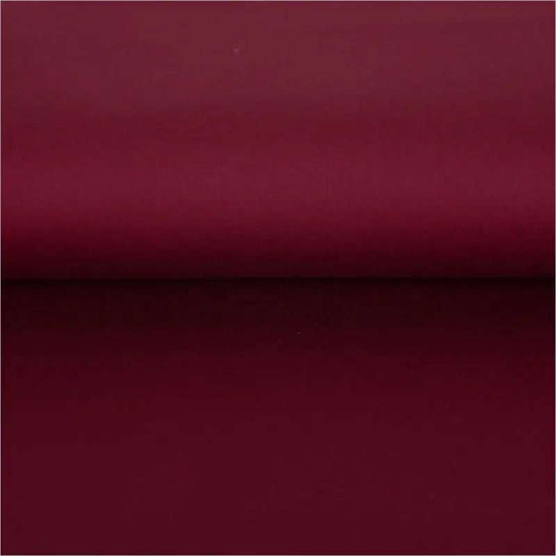 Heißes Angebot Baumwollstoff Satin Spandex bordeaux rot 1,46m Breite