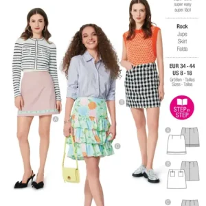 Burda Schnittmuster 5726 Damen Rock Online Kaufen