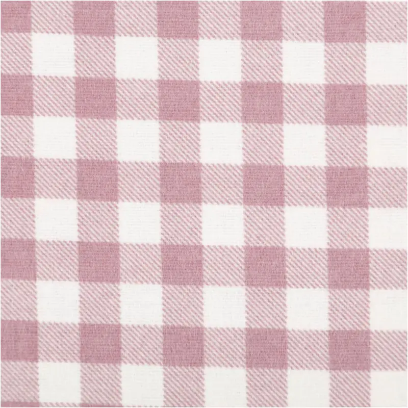Preisreduziert Flanellstoff Baumwollstoff Karos altrosa 1,43m Breite