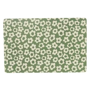 Online Kaufen Platzset Tischset Flowers Blumen grün weiß 43x28cm
