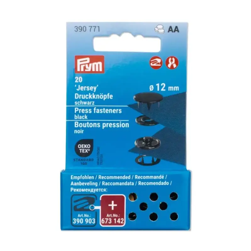Druckknöpfe Jersey 12mm orange 20 Stk von Prym Knallerangebot