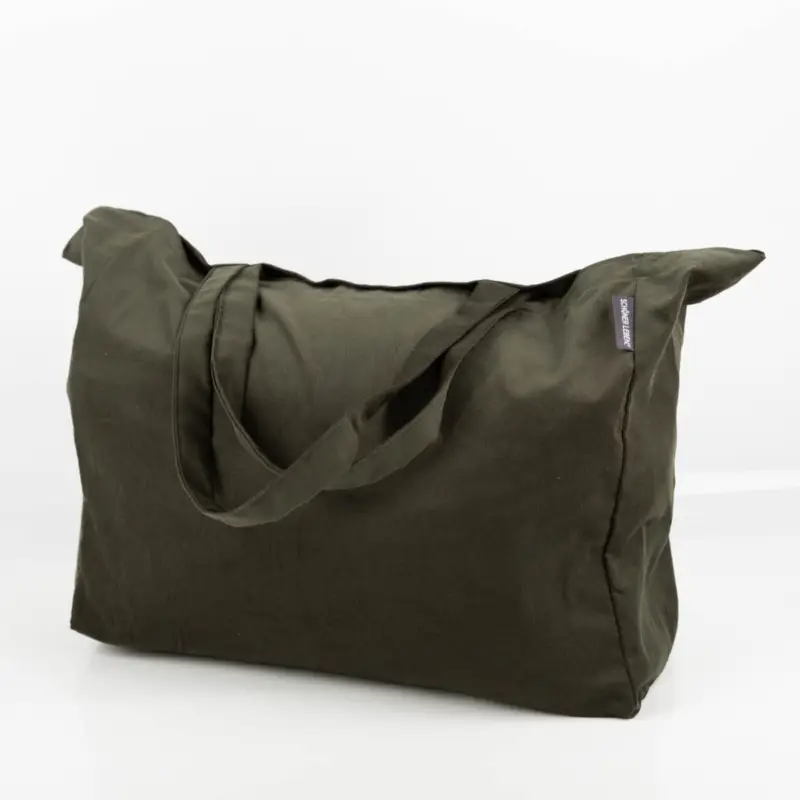 Tasche Shopper Cord aus Baumwolle army-grün von SCHÖNER LEBEN. Kracherpreis