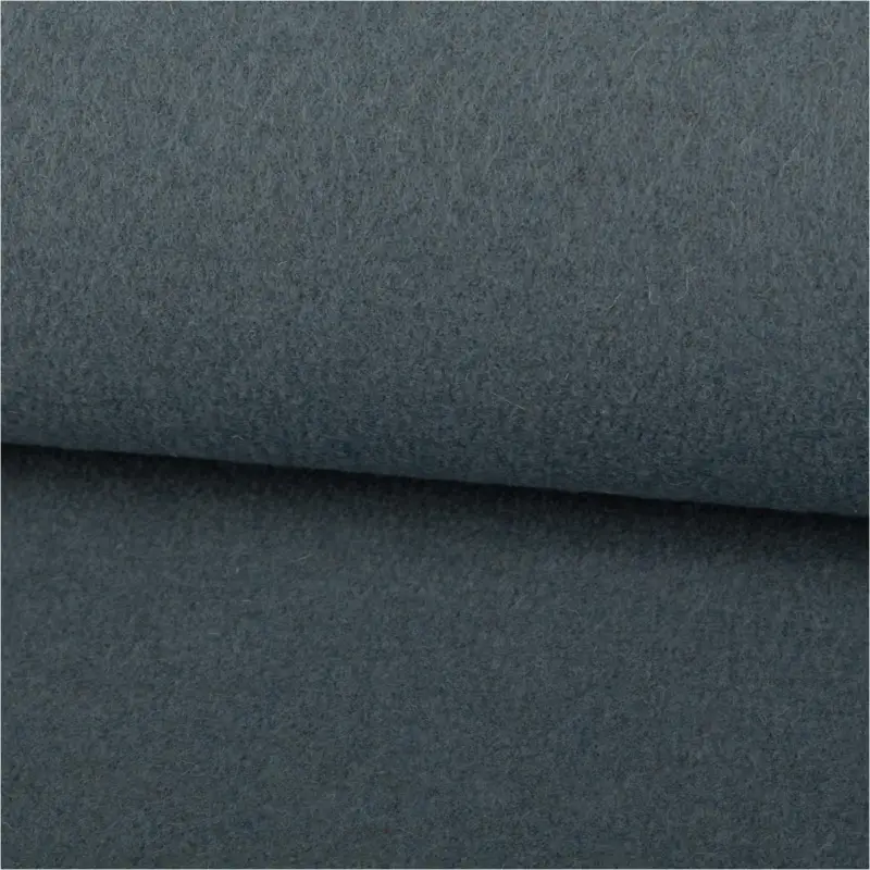 Wollstoff Walkloden aus reiner Schurwolle 410g/qm uni blau 140cm Stoffbreite Neu