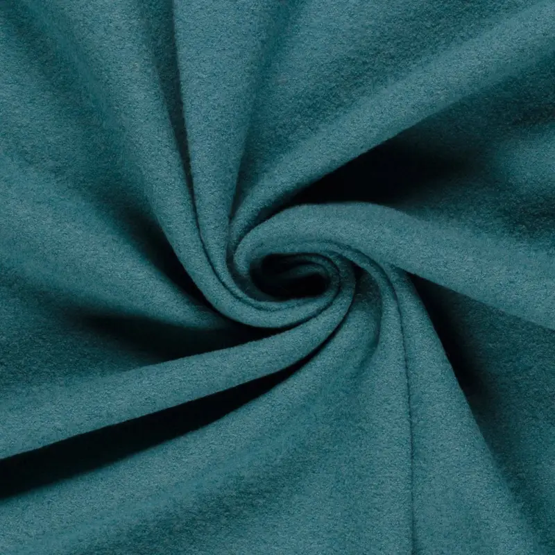 Wollstoff Walkloden aus reiner Schurwolle 410g/qm uni blau 140cm Stoffbreite Versand Am Gleichen Tag