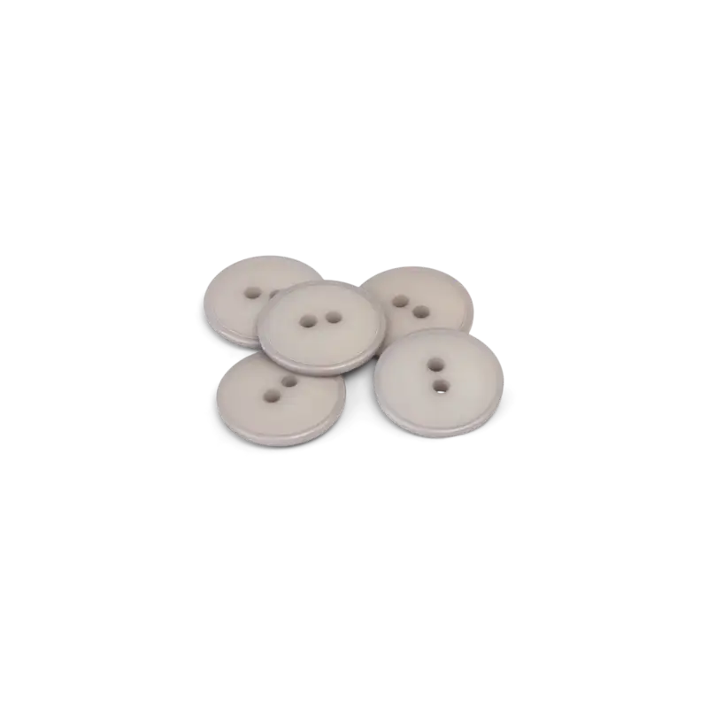 Knopf, 2-Loch 20mm Dunkelgrau, 5 St. Garantierte Lieferung