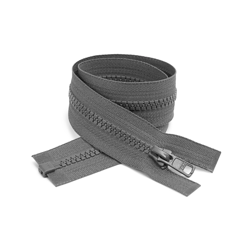 Sonderaktion YKK Reißv teilbar 55cm Mittelgrau