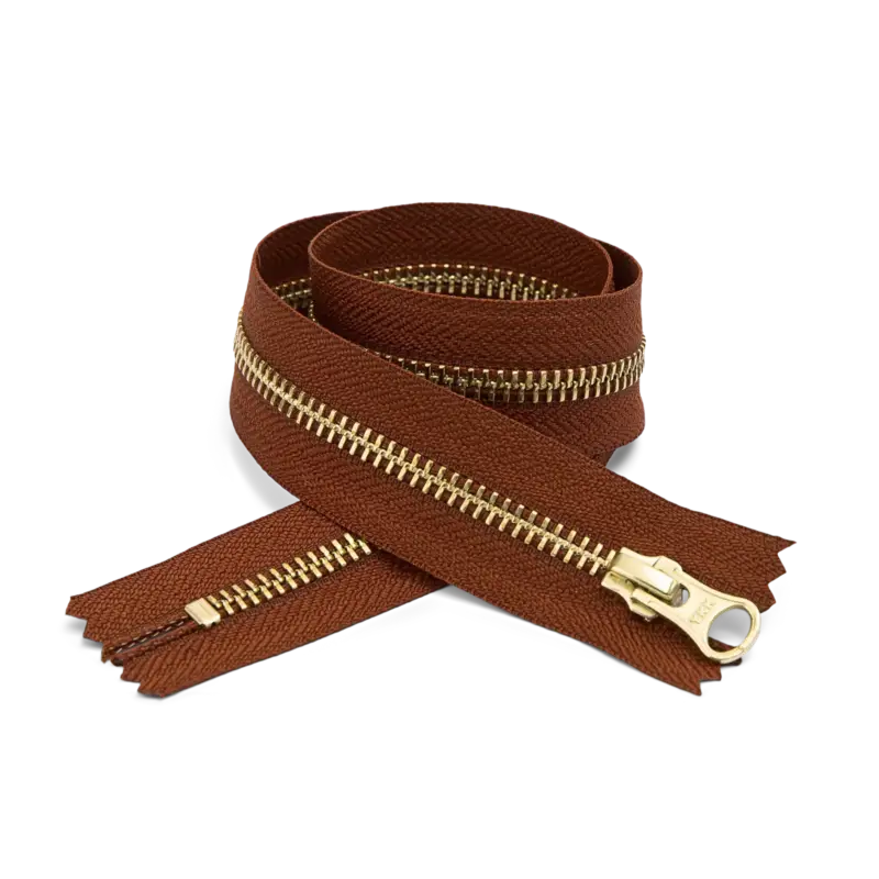 Expressversand YKK Reißverschl. 6mm unteilb.18cm Rotbra
