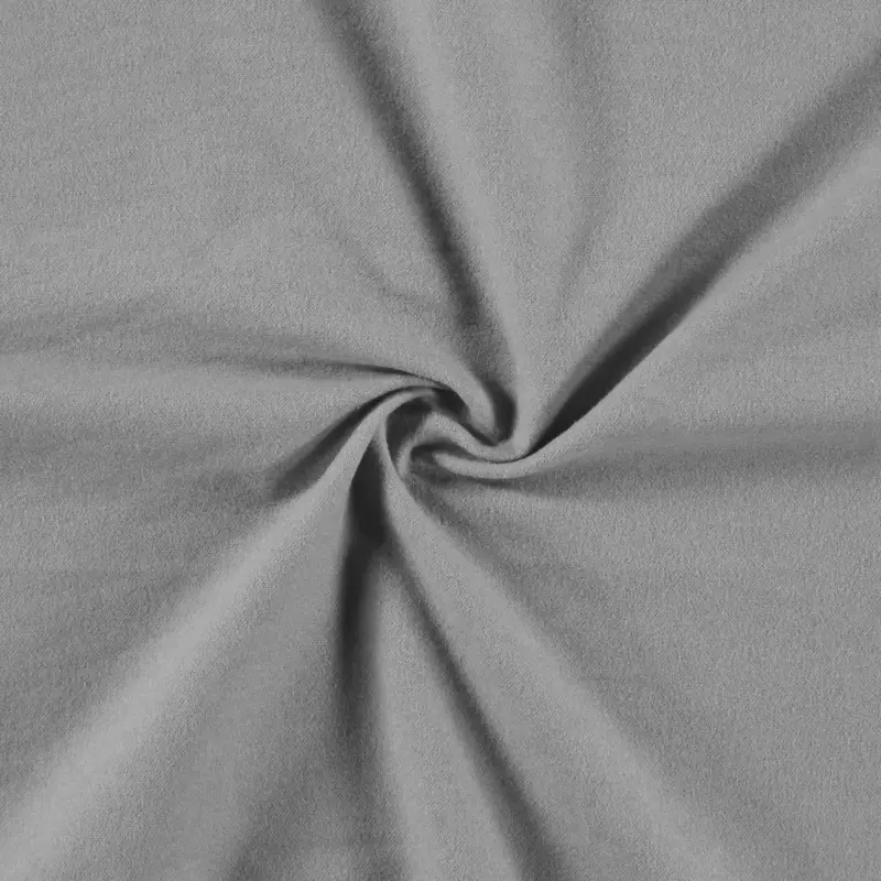 Schnäppchen Gebürsteter Flanell aus 100 % Baumwolle, grau