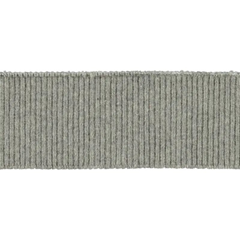 Neue Kollektion Bündchen grau melange 6x90cm 1St.