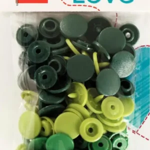 Preisreduziert Prym Love Druckkn Color KST grün 12,4mm Nr. 393001