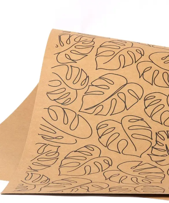 Preisknaller SnapPap Design Monstera 75x50cm - Papier in Lederoptik