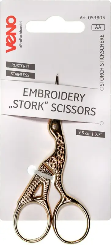 Stickschere Storch 3,7" 9,5cm Nr. 053803 Sichere Zahlung