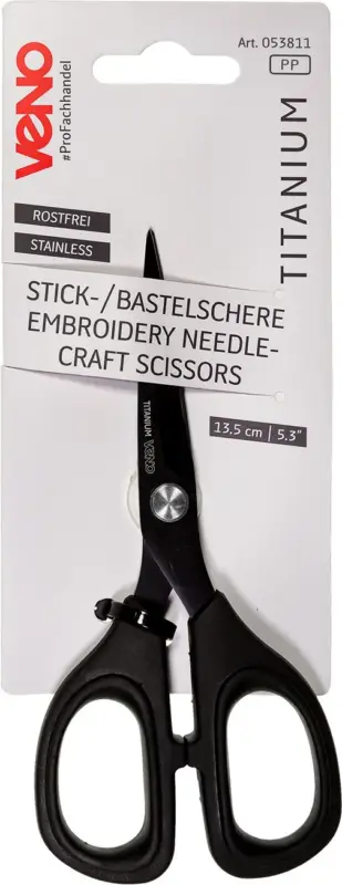 Preiswert Titanium Stick-/ Bastelschere 5,3" 13,5cm Nr.053811
