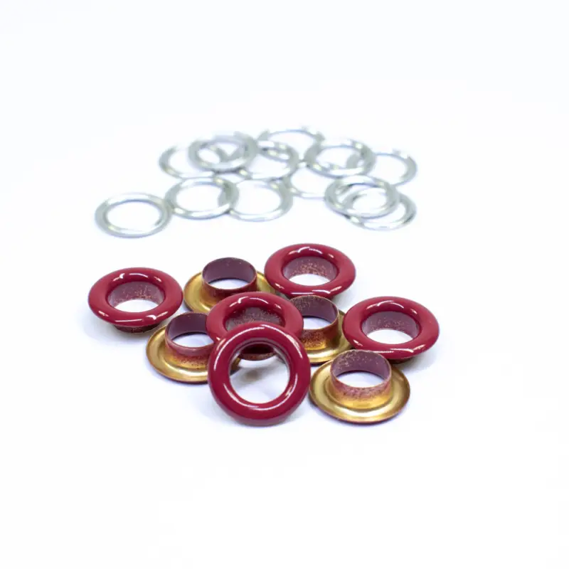 Sale Snaply bunte Ösen 8 mm weinrot
